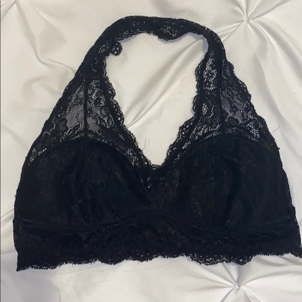 SOLD Black lace bralette